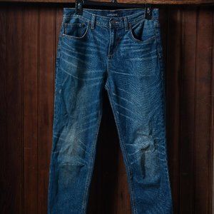 Lands' End Vintage Style Straight Leg Cotton Jeans Sz 4